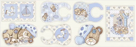 Bebé Ositos Azul — Panel · Bebé en El Baúl de Lore