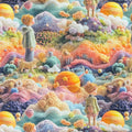 Paisaje de Fantasía — Tela efecto 3D en El Baúl de Lore