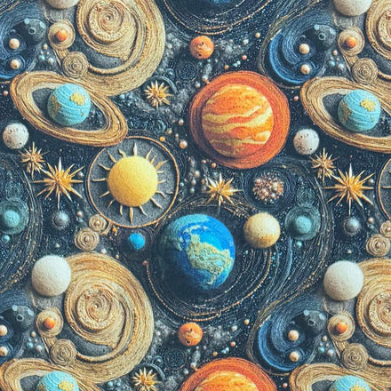 Planetas — Tela efecto 3D en El Baúl de Lore