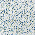 Flor Pequeña Azul Marino — Algodón estampado en El Baúl de Lore