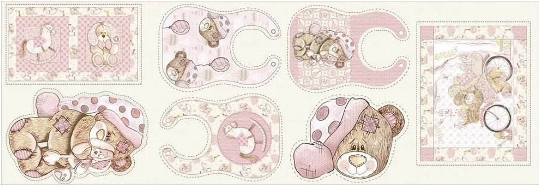 Bebé Baberos Rosa — Panel · Bebé en El Baúl de Lore