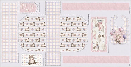 Bebé Rosa Cuadros — Panel · Bebé en El Baúl de Lore