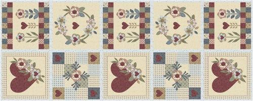 Corazones y Flores — Panel · Flores en El Baúl de Lore