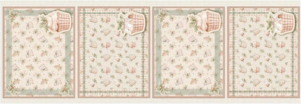 Flores Rosa Mantel — Panel · Mantel y camino de mesa en El Baúl de Lore