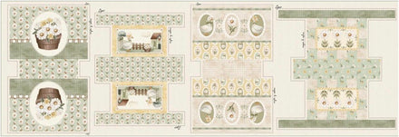 Mantel Amarillo y Verde — Panel · Mantel y camino de mesa en El Baúl de Lore