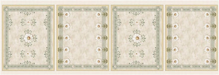 Mantel Crema y Verde — Panel · Mantel y camino de mesa en El Baúl de Lore