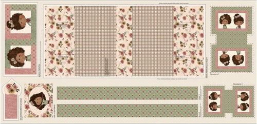 Mantel Topo y Verde — Panel · Mantel y camino de mesa en El Baúl de Lore
