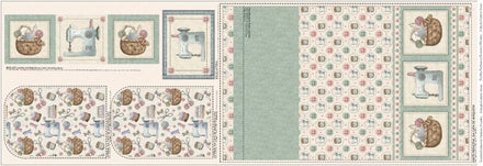 Mantel Verde Agua — Panel · Mantel y camino de mesa en El Baúl de Lore